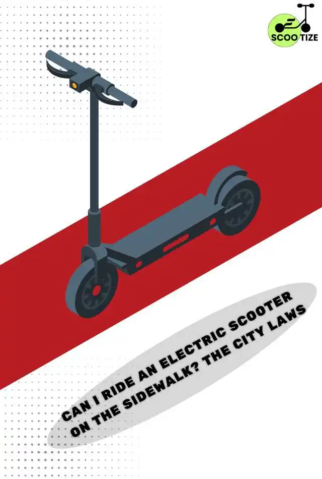 Can I Ride An Electric Scooter On The Sidewalk