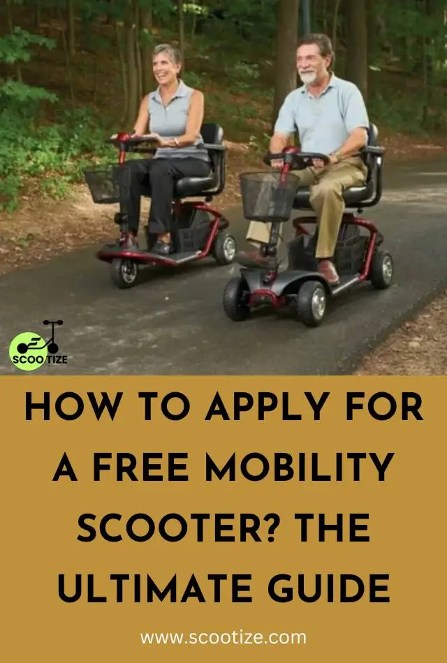 How To Apply For A Free Mobility Scooter