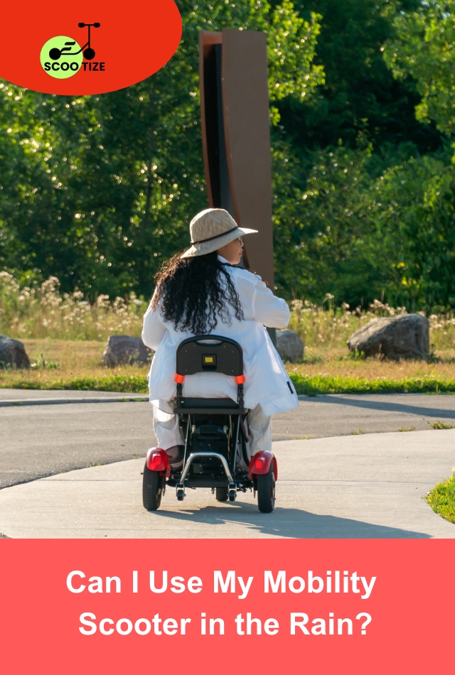 Can I Use My Mobility Scooter in the Rain