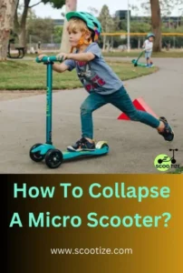 How To Collapse A Micro Scooter